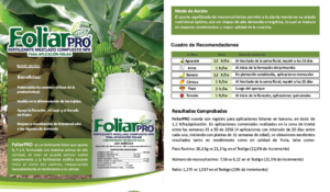 Foliar Pro, uso y dosis