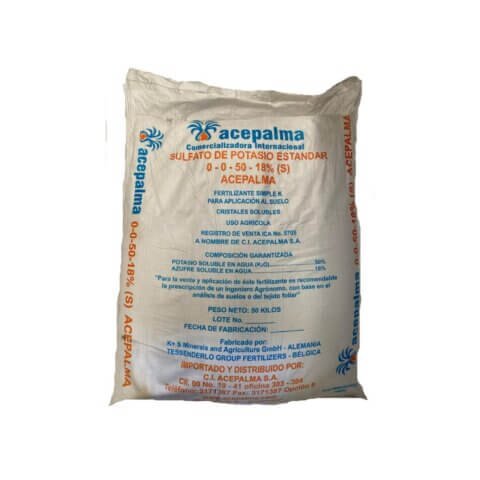 #SulfatoDePotasio, #Acepalma, #Agroplus